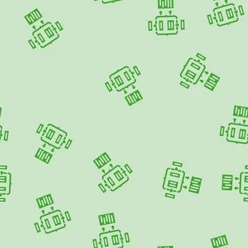 Assessment framework risk glyph vector seamless pattern Stock Illustration