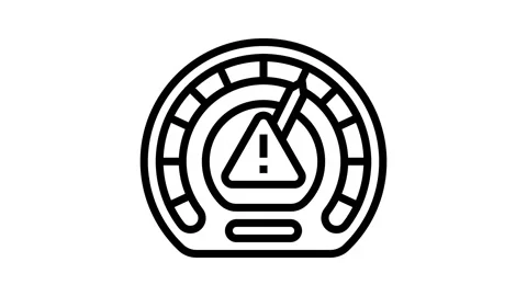 Assessment framework risk line icon animation Video stock 326132111