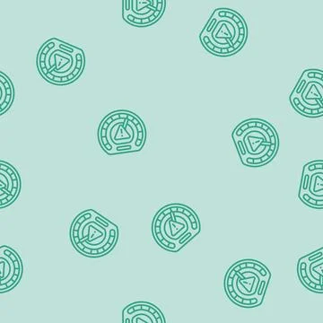Assessment framework risk line seamless pattern Illustrazione stock