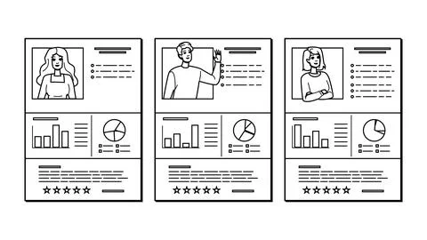 Assessment performance appraisal vector 스톡 일러스트