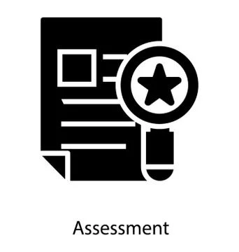 Assessment Report Vector Stock Illustration