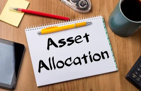 Asset Allocation - Note Pad With Text Foto stock gratuite