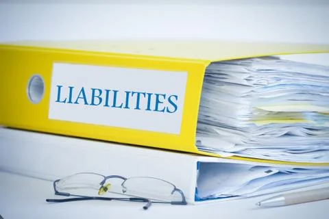 Assets accounting folder Stock Photos