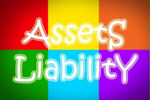 Assets liability concept Stock Illustration