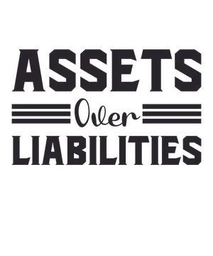 Assets Over Liabilities Stock Illustration