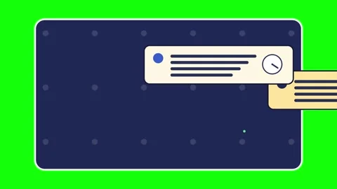 Assignment Deadline Card Stack Green Screen Overlay Stock Footage 342722573