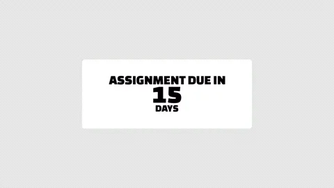 Assignment Due In 30 Days text animation Stock Footage 335851901