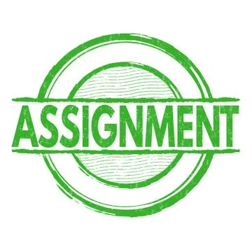 Assignment grunge rubber stamp on white background, vector illustration Stock Illustration