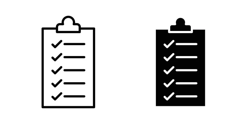 Assignment icon vector, symbol, logo illustrations イラスト素材