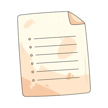 Assignment paper Stock Illustration