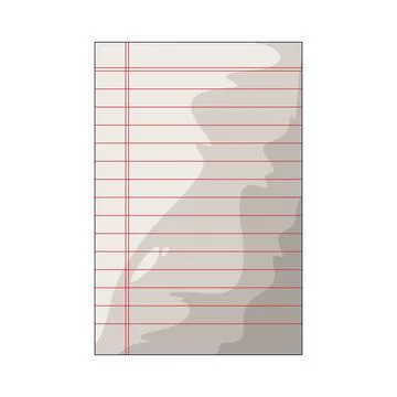 Assignment paper illustration Stock Illustration