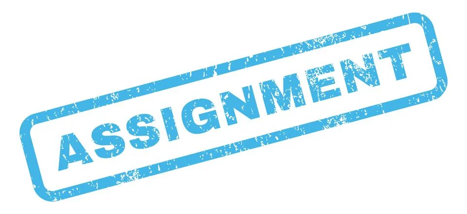 Assignment Rubber Stamp Stock Illustration