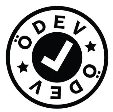 Assignment stamp in turkish Stock Illustration