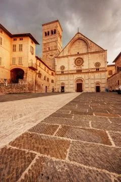 Assisi Cathedral Foto stock