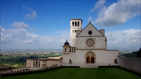 Assisi church Stock Footage 48499131
