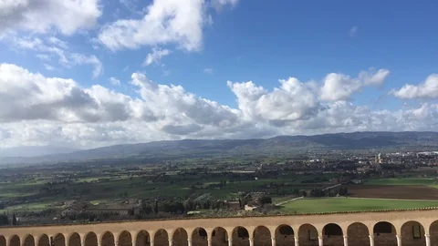 Assisi, Italy Time Lapse Video stock 97561981