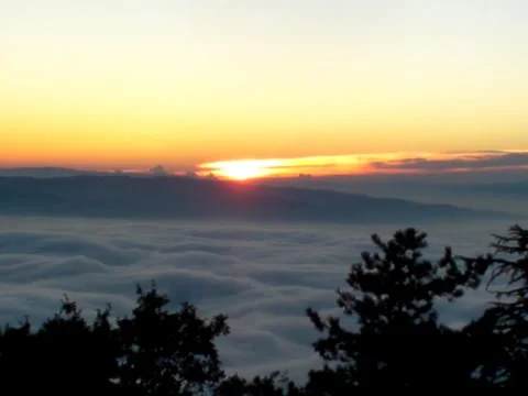 Assisi: view from the Mount Subasio Stock Footage 156075877