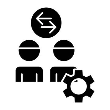 Assist Glyph Icon Ilustración de archivo