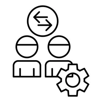 Assist Line Icon Ilustración de archivo
