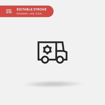 Assistance Simple vector icon. Illustration symbol design template for web mo Illustrazione stock