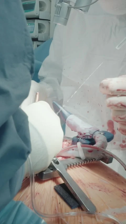 Assistant pours solution onto heart Stock Footage 316504189