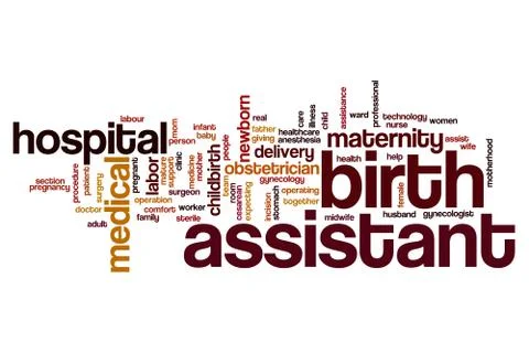Assistant word cloud Illustration