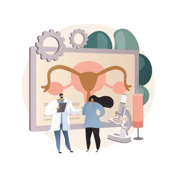 Assisted reproductive technology abstract concept vector illustration. Illustrazione stock