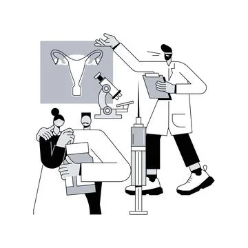 Assisted reproductive technology abstract concept vector illustration. Stock Illustration