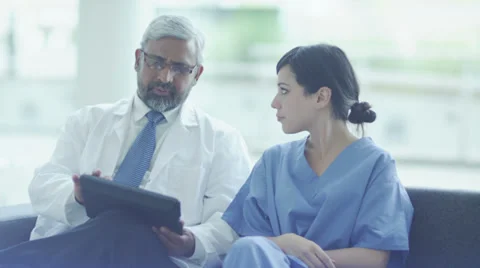 Assisting people when life throws unexpected obstacles in your way. A hospital Vídeos de archivo 32961844