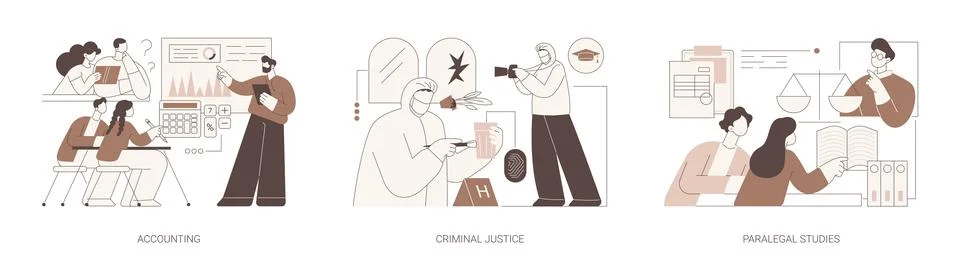 Associate in Applied Science isolated cartoon vector illustrations se Stock Illustration