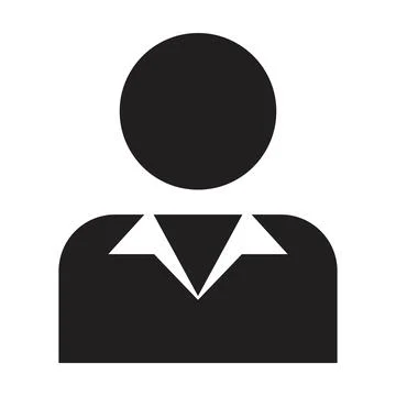 Associate icon vector male user person profile avatar symbol for business Stock Illustration