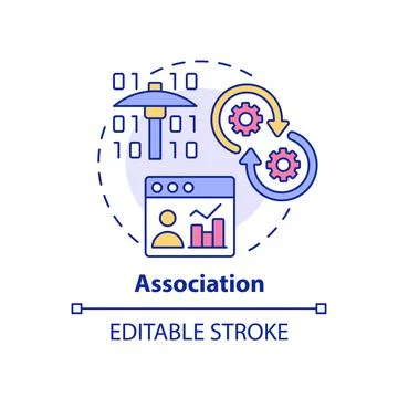 Association concept icon イラスト素材