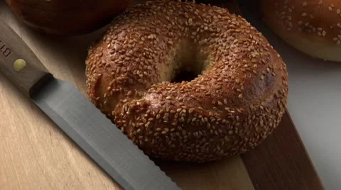 Assorted bagels Stock-Footage 8570661