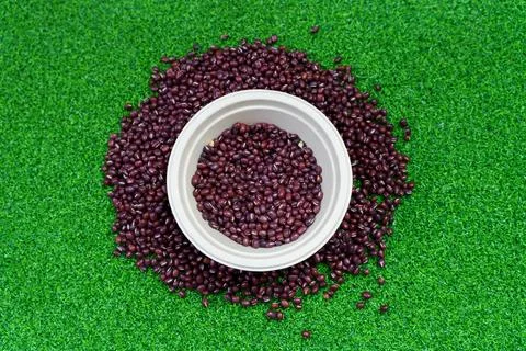 Assorted beans ingredients  red beans for cooking Stock Photos