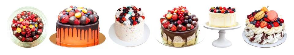 Assorted with berries 3 horizontal copy Stock Photos