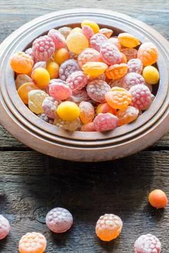 Assorted bonbons Stock Photos