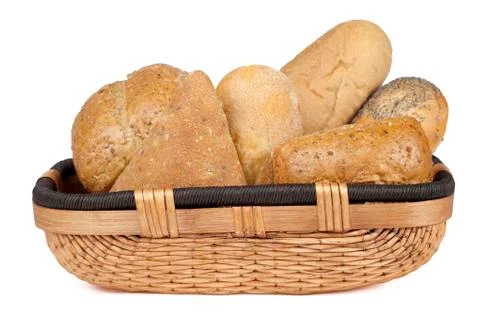 Assorted bread basket Stock-Fotos