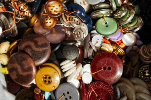 Assorted Buttons 写真素材