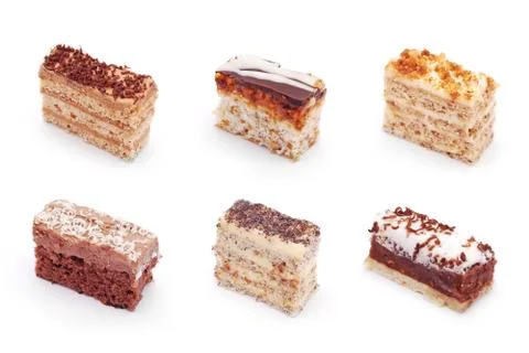 Assorted cake Stock Photos