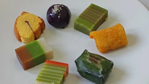 Assorted cakes Stock Footage 322895712