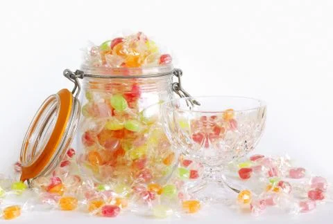 Assorted candies Stock Photos