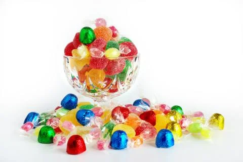 Assorted candies Stock Photos