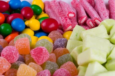 Assorted Candys Stock Photos
