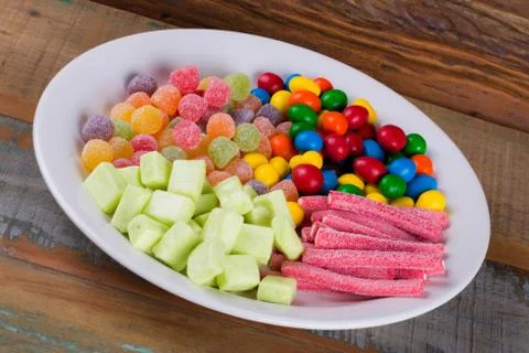 Assorted Candys Stock Photos