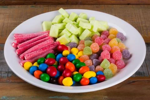 Assorted Candys Stock Photos