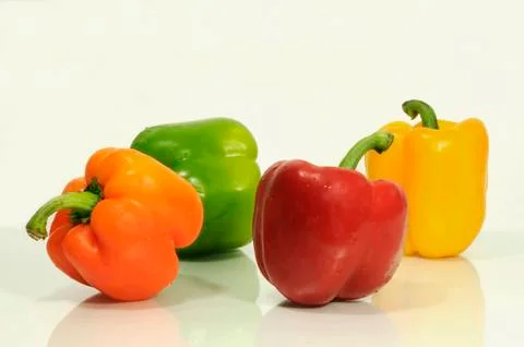 Assorted capsicums Stock Photos