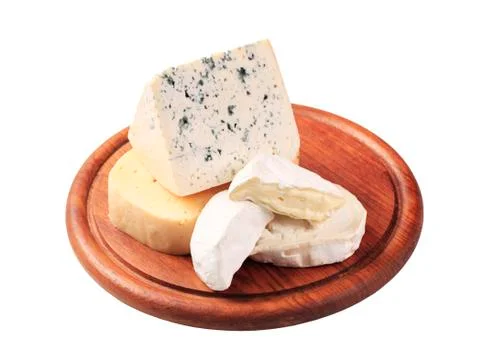 Assorted cheeses Stock Photos