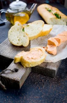 Assorted cheeses in various shapes and sizes 写真素材