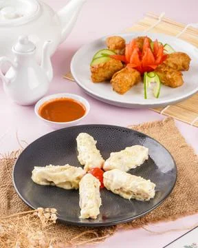 Assorted Chinese Dimsum Foto stock