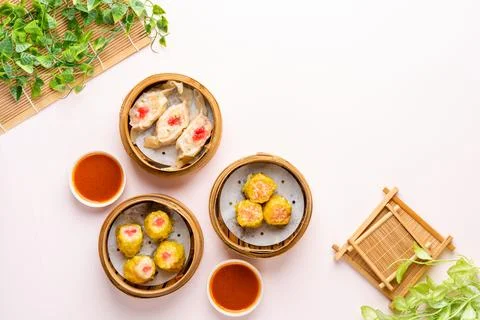 Assorted Chinese Dimsum Foto stock